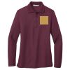Women's Silk Touch Long Sleeve Polo Thumbnail