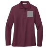 Women's Silk Touch Long Sleeve Polo Thumbnail