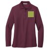 Women's Silk Touch Long Sleeve Polo Thumbnail