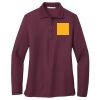 Women's Silk Touch Long Sleeve Polo Thumbnail