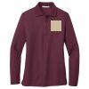 Women's Silk Touch Long Sleeve Polo Thumbnail