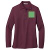 Women's Silk Touch Long Sleeve Polo Thumbnail