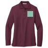Women's Silk Touch Long Sleeve Polo Thumbnail