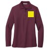 Women's Silk Touch Long Sleeve Polo Thumbnail