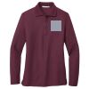 Women's Silk Touch Long Sleeve Polo Thumbnail