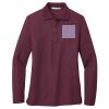 Women's Silk Touch Long Sleeve Polo Thumbnail