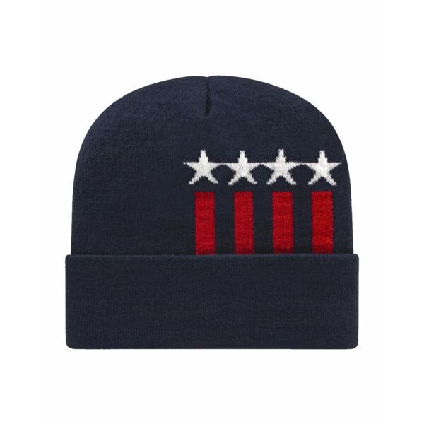 USA-Made Patriotic Cuffed Beanie Thumbnail