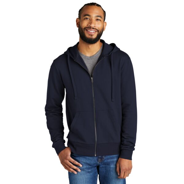 Unisex Organic French Terry Full Zip Hoodie Thumbnail