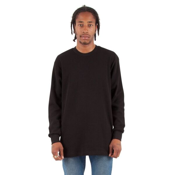 Unisex Heavyweight Thermal Long Sleeve T-Shirt Thumbnail