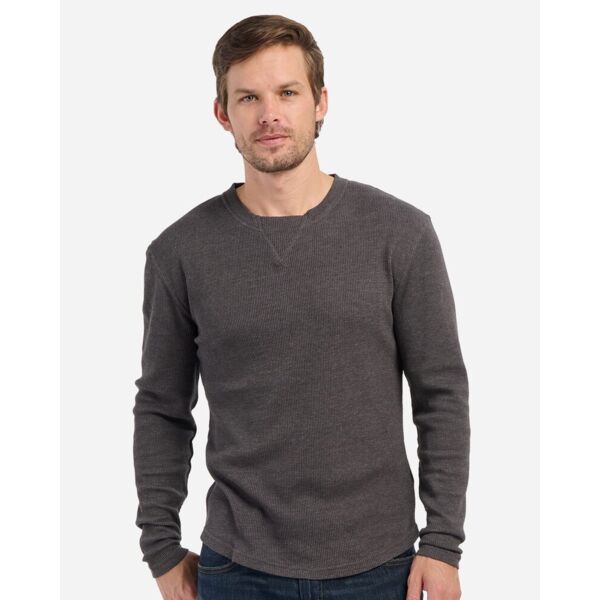 Men's Waffle Knit Long Sleeve T-Shirt Thumbnail