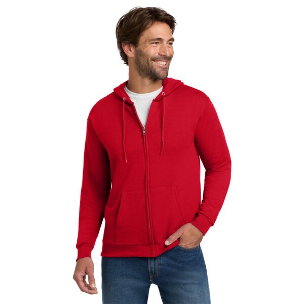EcoSmart ® Full Zip Hooded Sweatshirt Thumbnail