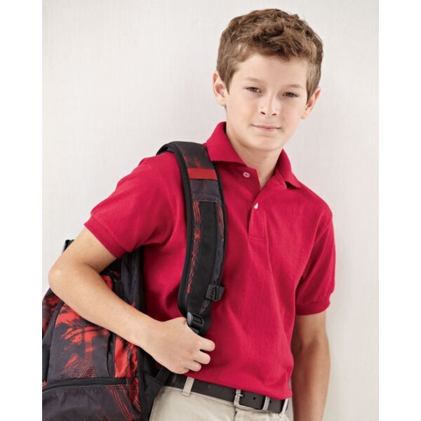 Youth EcoSmart® Jersey Polo Thumbnail