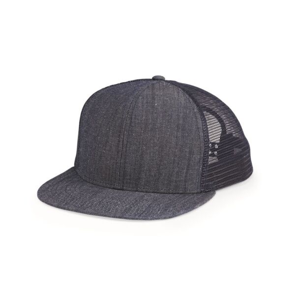 Flat Bill Six-Panel Trucker Cap Thumbnail