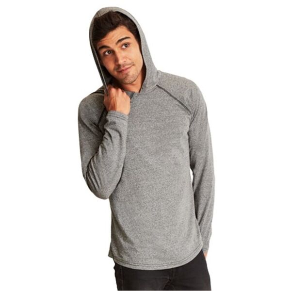 Unisex Mock Twist Raglan Hoodie Thumbnail