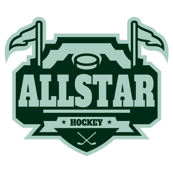 All Star Hockey Tournament logo template 02 Thumbnail