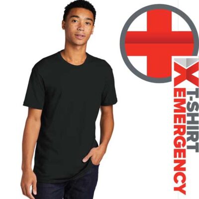T-Shirt Emergency - Next Level 3600 - BLACK Thumbnail