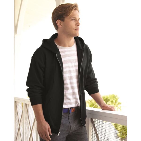 Hanes Ultimate Cotton Full-Zip Hooded Sweatshirt Thumbnail