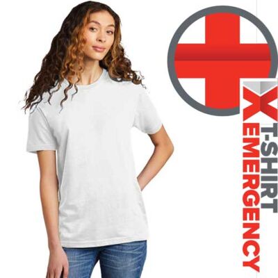T-Shirt Emergency - Next Level 3600 - WHITE Thumbnail