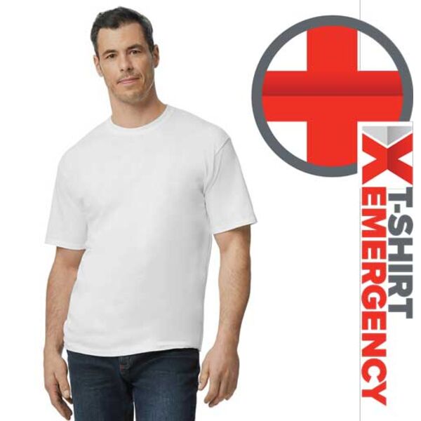T-Shirt Emergency - Gildan 2000 - WHITE Thumbnail