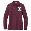 Women's Silk Touch Long Sleeve Polo Thumbnail