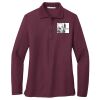 Women's Silk Touch Long Sleeve Polo Thumbnail