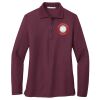 Women's Silk Touch Long Sleeve Polo Thumbnail