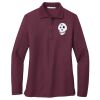Women's Silk Touch Long Sleeve Polo Thumbnail