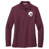 Women's Silk Touch Long Sleeve Polo Thumbnail
