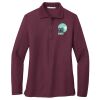 Women's Silk Touch Long Sleeve Polo Thumbnail