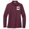 Women's Silk Touch Long Sleeve Polo Thumbnail