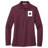 Women's Silk Touch Long Sleeve Polo Thumbnail