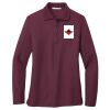 Women's Silk Touch Long Sleeve Polo Thumbnail