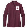 Women's Silk Touch Long Sleeve Polo Thumbnail