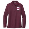 Women's Silk Touch Long Sleeve Polo Thumbnail