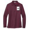 Women's Silk Touch Long Sleeve Polo Thumbnail