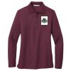 Women's Silk Touch Long Sleeve Polo Thumbnail
