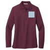 Women's Silk Touch Long Sleeve Polo Thumbnail