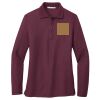 Women's Silk Touch Long Sleeve Polo Thumbnail
