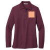 Women's Silk Touch Long Sleeve Polo Thumbnail