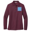 Women's Silk Touch Long Sleeve Polo Thumbnail