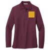 Women's Silk Touch Long Sleeve Polo Thumbnail