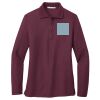 Women's Silk Touch Long Sleeve Polo Thumbnail