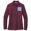 Women's Silk Touch Long Sleeve Polo Thumbnail