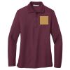 Women's Silk Touch Long Sleeve Polo Thumbnail