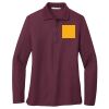 Women's Silk Touch Long Sleeve Polo Thumbnail