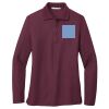 Women's Silk Touch Long Sleeve Polo Thumbnail