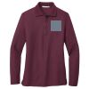 Women's Silk Touch Long Sleeve Polo Thumbnail