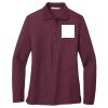 Women's Silk Touch Long Sleeve Polo Thumbnail