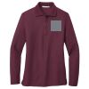 Women's Silk Touch Long Sleeve Polo Thumbnail