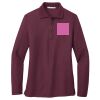 Women's Silk Touch Long Sleeve Polo Thumbnail
